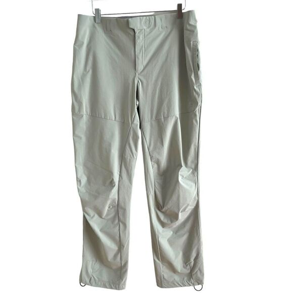 Mountain Hardware Hiking Outdoor Pants cinch bottom Mint Green Size 14 - Picture 1 of 15